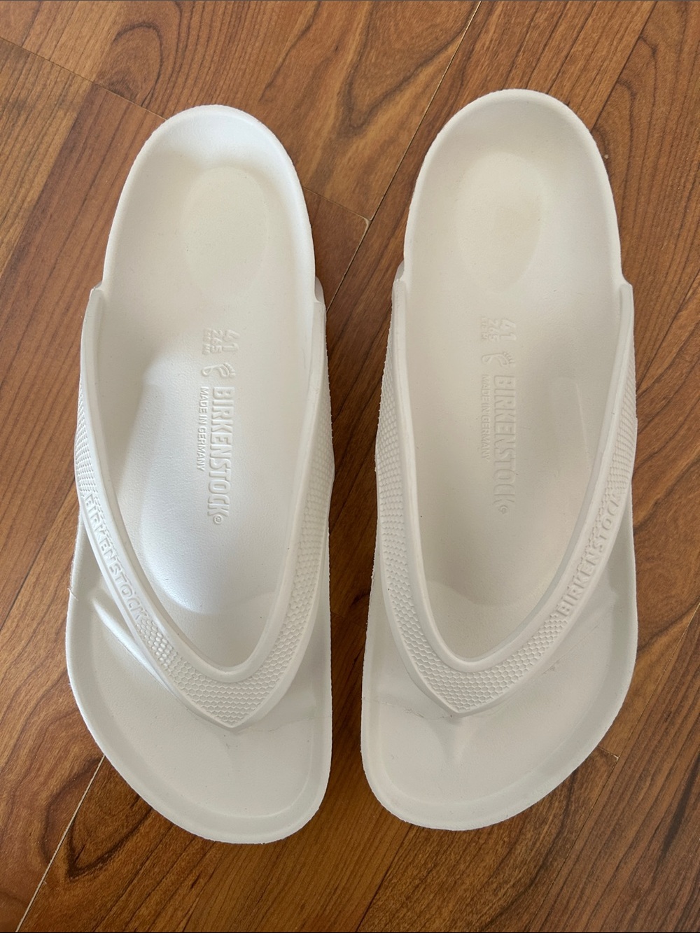 Birkenstock White EVA Thong Sandals - Picture 4 of 7